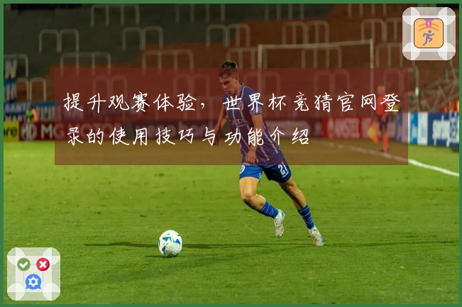 提升观赛体验，世界杯竞猜官网登录的使用技巧与功能介绍